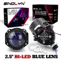 Sinolyn 2.5 pollici 6000K blu Bi LED lenti per proiettore 13000LUX H7 LED H4 9005 9006 luci per auto a diodi per fari accessori per auto
