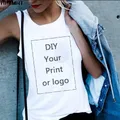 Canottiere per il tempo libero stampate personalizzate estate donna fai da te la tua foto simile o