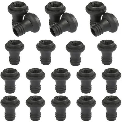 Wine Stoppers for Wine Saver Vacuum Pump Preserver Grade Rubber Wine Stopper Keep Your Wine Fresh Bottle Cap Sealer for Home