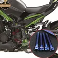 Impeccabile Gr5 bulloni in titanio ammortizzatore posteriore coperchio catena olio motore maniglia barra interruttore bulloni dado pignone per Kawasaki Z900 ABS