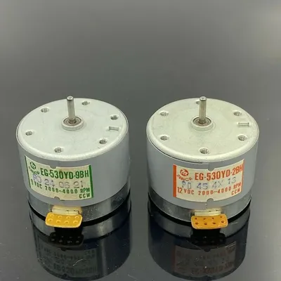 MABUCHI EG-530YD-9BH DC 9V EG-530YD-2BH 12VDC Motor 2000RPM-4000RPM CCW Capstan Deck Audio Cassette Tape Recorder Electric Motor