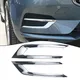 2 pezzi Chrome anteriore fendinebbia copertura della lampada trim adatto per Volvo XC60 2018-2023 argento plastica ABS fendinebbia decorazione accessorio auto
