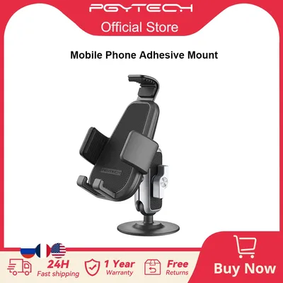 PGYTECH Mobile Phone Adhesive Mount for Car,Compatible with iPhone, Samsung, Moto, Huawei, Nokia, LG, Android,Smartphones