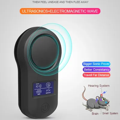 Bio-acoustic Electronic Pest Control Rodent Rat Repeller Ultrasonic Mice Mouse Repeller Electro Anti Expel Mosquito EU Plug