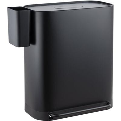 MLT2X30 Mülleimer Treteimer 60l 2 Fächer mit Deckel Schwarz - Svita Image