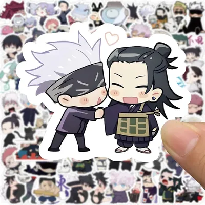 10/30/50/100pcs kawaii Cartoon Jujutsu Kaisen Aufkleber Anime Graffiti Aufkleber DIY Notebook Laptop Image