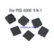 1Set Für PS3 4000 Gummi Füße Für Playstation3 Controller PS3 4K Füße Kunststoff Taste Schraube Staub Stecker ersatzteile Set Weiche Staub Pads