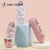 Ballettschuhe für Kleinkinder, Mädchen, Satin, glitzernd, Ballett-Hausschuhe, Tanzschuhe, flache Schuhe, Ballerina-Prinzen mit geteilter Sohle (kleine/große Kinder)