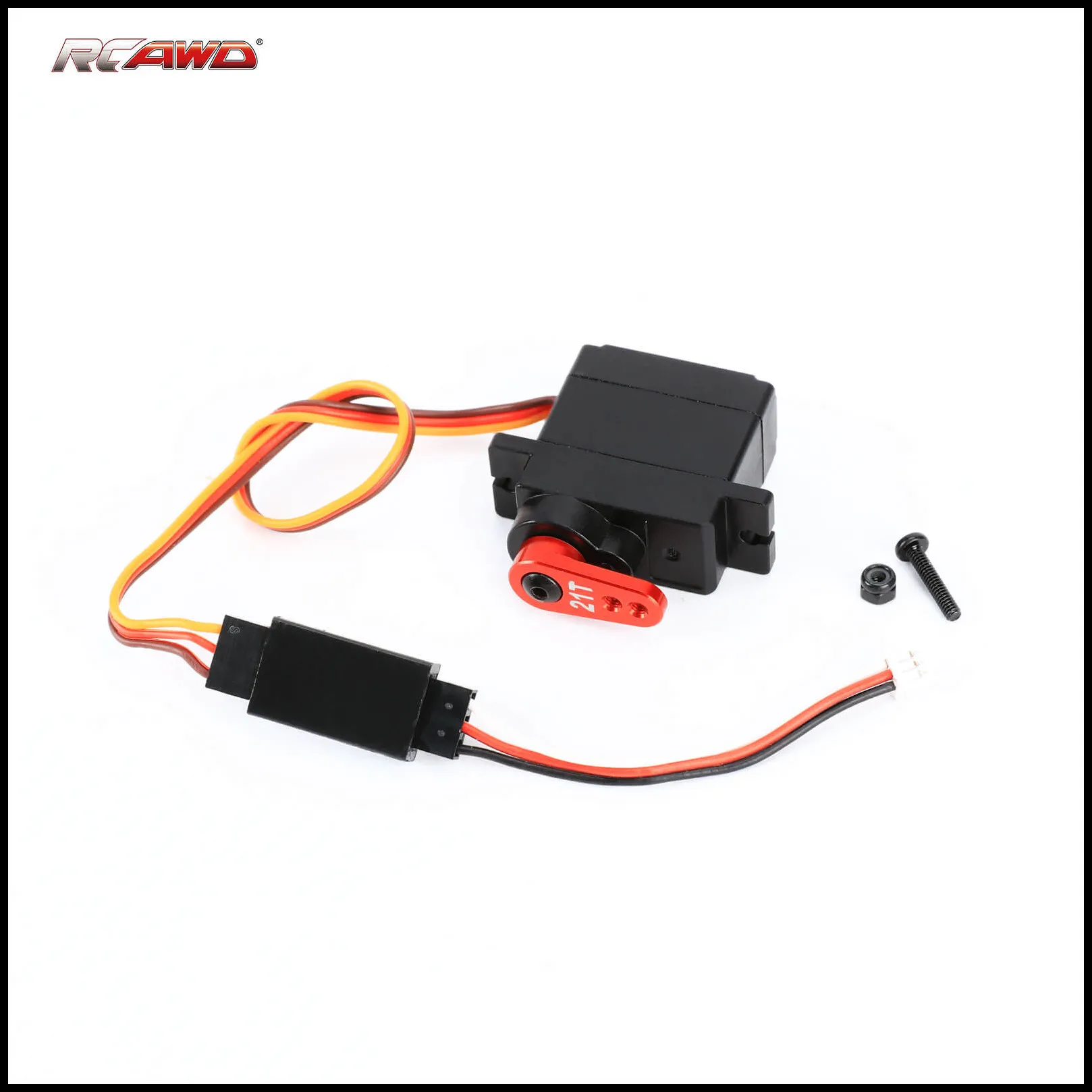 Rcawd 1kg Metall lenk servo & 21t Metall Servo arm für Hobby plus 1/18 cr18p Rock Van & Trail Hunter Upgrades Teile