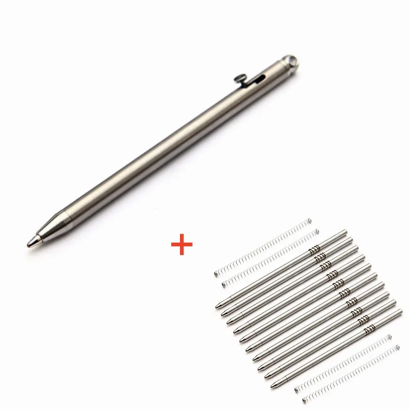 Mini Titan Stift edc Gadget Schlüssel bund Kugelschreiber praktische taktische Stift Outdoor Camping Wandern taktische Stift Selbstverteidigung Stift Image