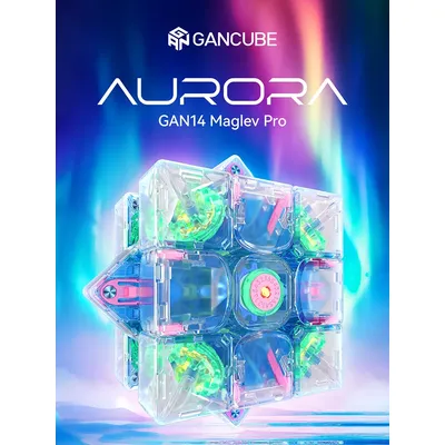 [JudyCube] GAN 14 Maglev PRO Aurora 3X3 Magnetischer Magic Speed Cube Stickerless Professionelles Image