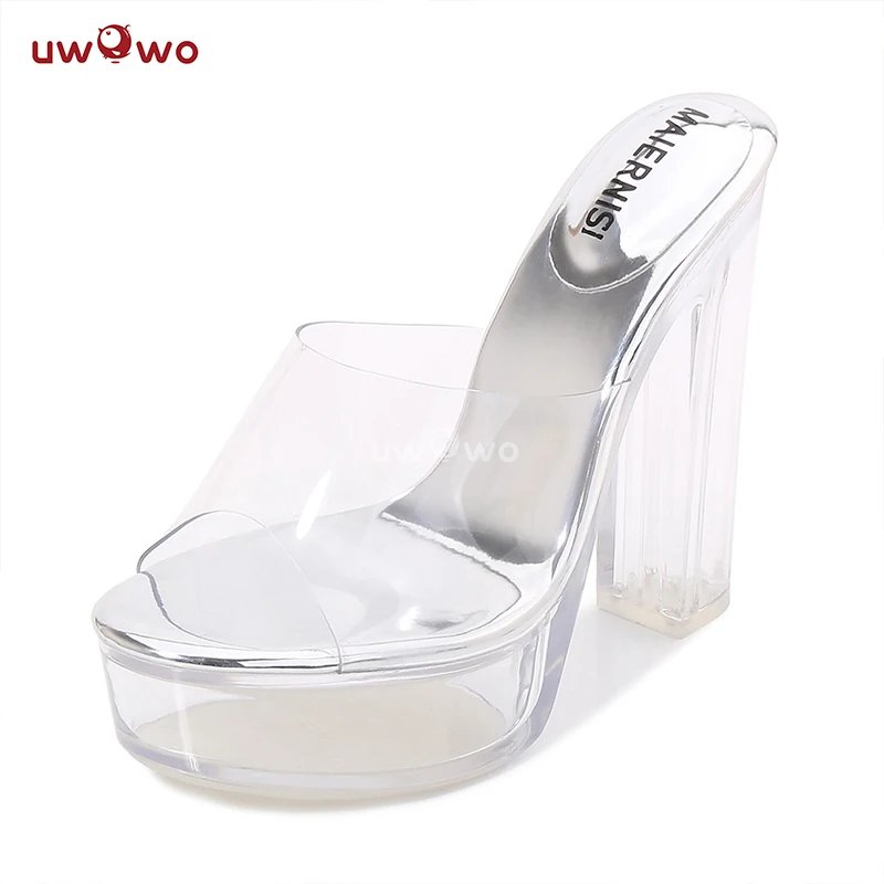 Uwowo bloomm enchant ixx floraa/stellaa/musaa cosplay kostüms chuhe transparente schuhe größe 35-42 hochhackige schuhe