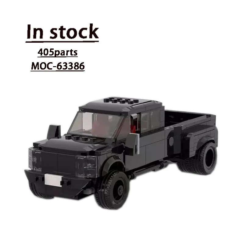 MOC-63386 schwarz f450 schwere Supercar Montage Nähen Baustein Modell 405 Teile Kinder Geburtstag Baustein Spielzeug Geschenk Image