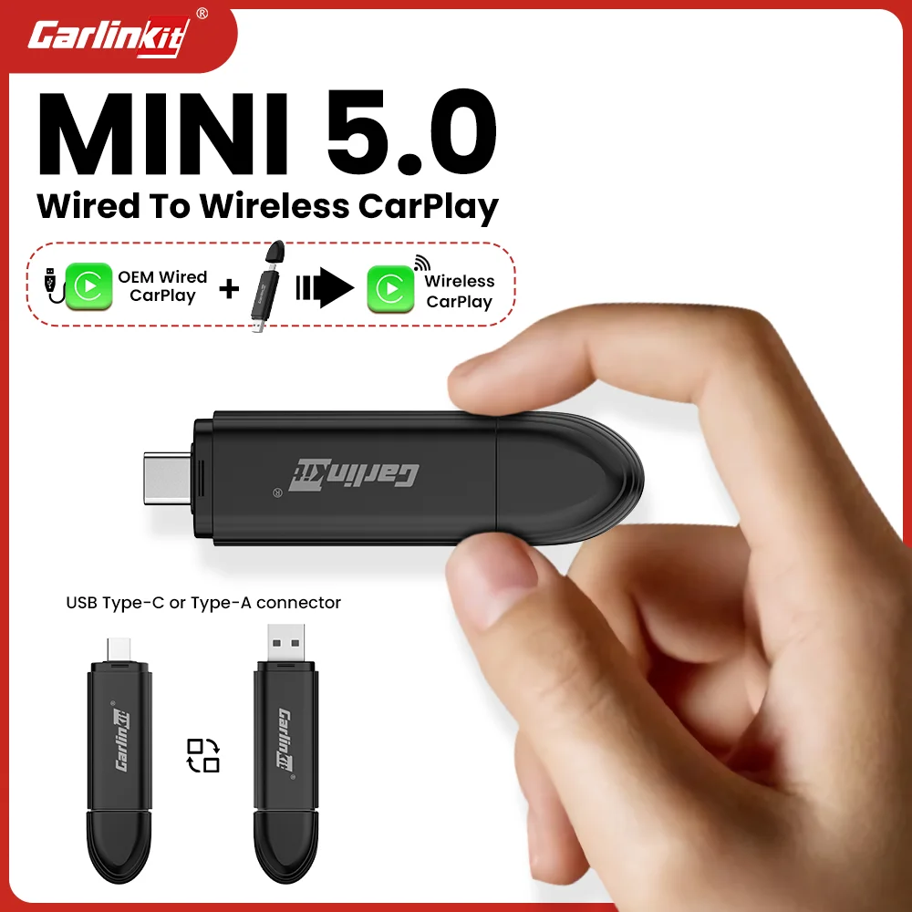 Neuer CarlinKit Wireless CarPlay Adapter Android CarPlay Box für OEM Autoradio USB Plug and Play WiFi BT Nahtlose Verbindung Image