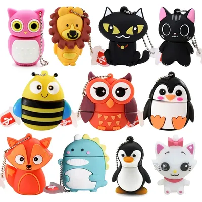 Jaster Eule Dinosaurier Pen Drive 16GB Bienen fuchs Pen drive 8GB niedlichen Cartoon Tier Image