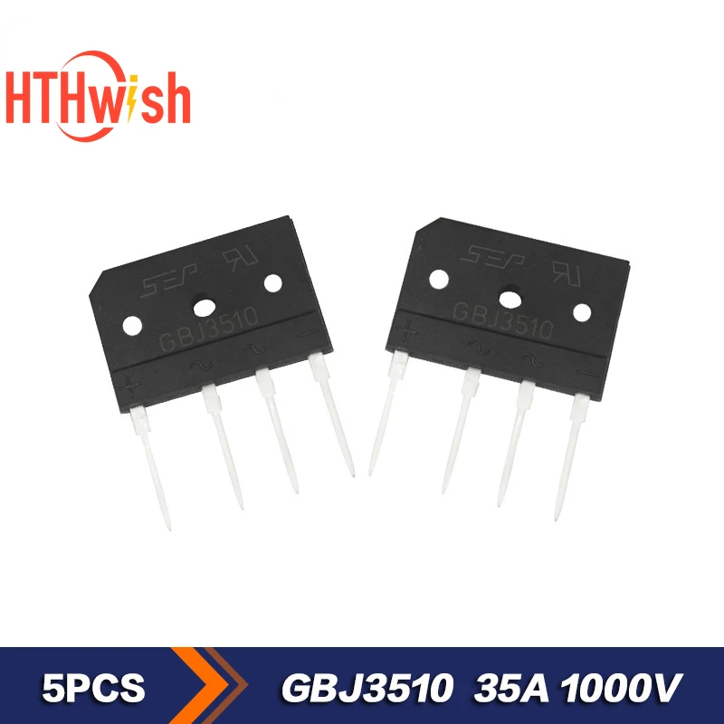 5PCS Gleichrichter Dioden GBJ3510 35A 1000V Diodenbrückengleichrichter Elektronische Komponenten Image