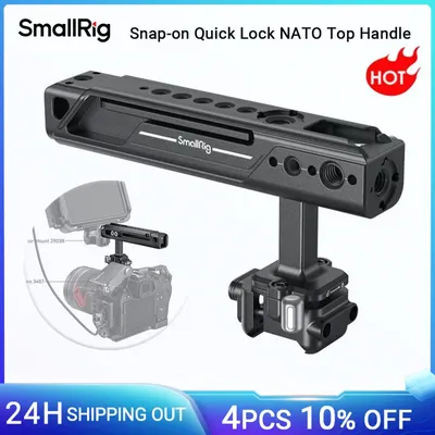 Small rig Quick Lock Nato Top Kamera griff Rücken/Vorwärts verstellbarer Griff mit kaltem Schuh 1/4 ''-20 Gewinde loch für Arri-1. 8