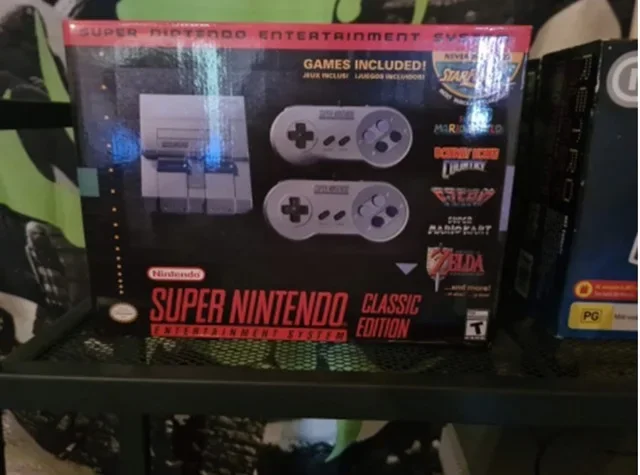 Neue Super-HD-Ausgabe für Snes Retro Classic Handheld-Videospiel-Player TV-Mini-Spiele konsole integrierte 21 Spiele mit Dual-Gamepad