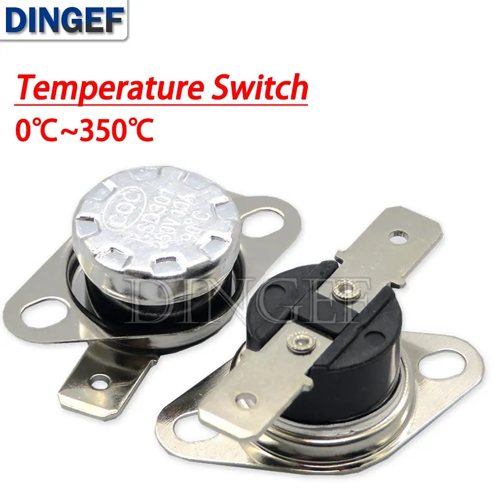 KSD301 Bimetall-Thermostat 0C ~ 350C Temperaturschalter Thermokontrolle 75C 85C 95C 105C 125C 135C 145C 180C 250C 300C 350C Grad Image