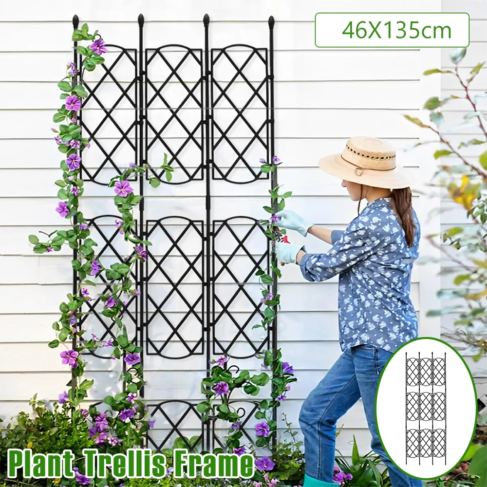 Garten pflanze Gitter rahmen robuste Pflanzen unterstützung Pfähle im Freien multifunktion ale DIY Garten gitter für Kletter pflanzen dekorativ Image