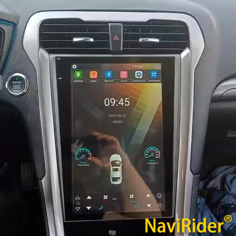 12,1 Zoll Android 13 Auto Radio Multimedia Video Player Für Mondeo Fusion MK5 Carplay Touchscreen Stereo Navigation GPS Kopf einheit Image