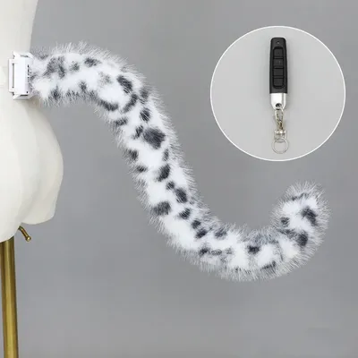 Fernbedienung Katze Leopard Moving Tail Cosplay Prop Lolita Zubehör Mädchen Club Pub Kostüme Image