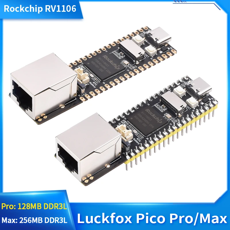 Luckfox Pico Pro / Max Rockchip RV1106 ARM Cortex-A7 Micro Development Board 128 MB 256 MB DDR3L MIP CSI 2-Stab-Kameraschnittstelle Image