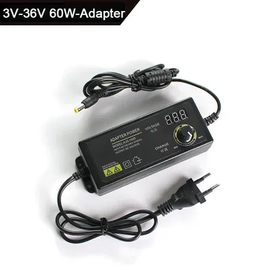 Einstellbarer Netzteiladapter mit Bildschirm 3V -36V 1A 2A Netzteil Universal 220V auf 12V 24V Image