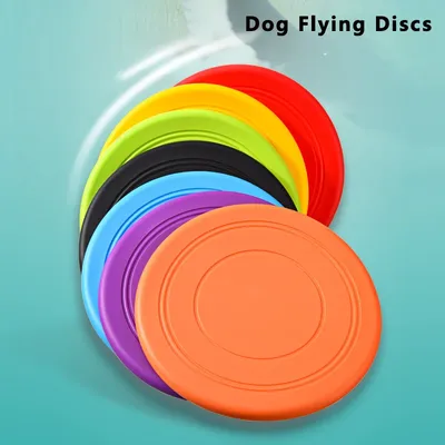 Hund Flugs ch eiben Silikon fliegende Untertasse schwimmende biss resistente Hund interaktives Spiel Image