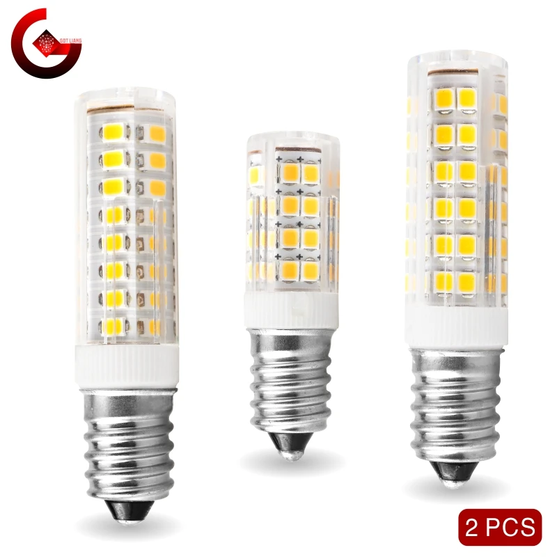 2 teile/los Led-lampe E14 3W 4W 5W 7W 220V-240V Mini Mais lampe Licht 2835SMD 360 Strahl Winkel Ersetzen Halogen Kronleuchter LED Lampe