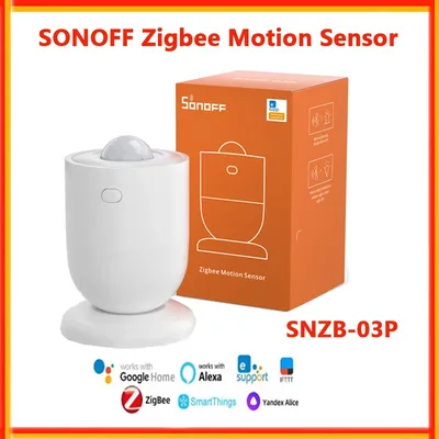 SONOFF SNZB-03P Zigbee-Bewegungssensor, Körperbewegungserkennung, Smart-Home-Modul, kabelloser Zigbee 3.0-Sensor, benötigt Zigbee Bridge Hub