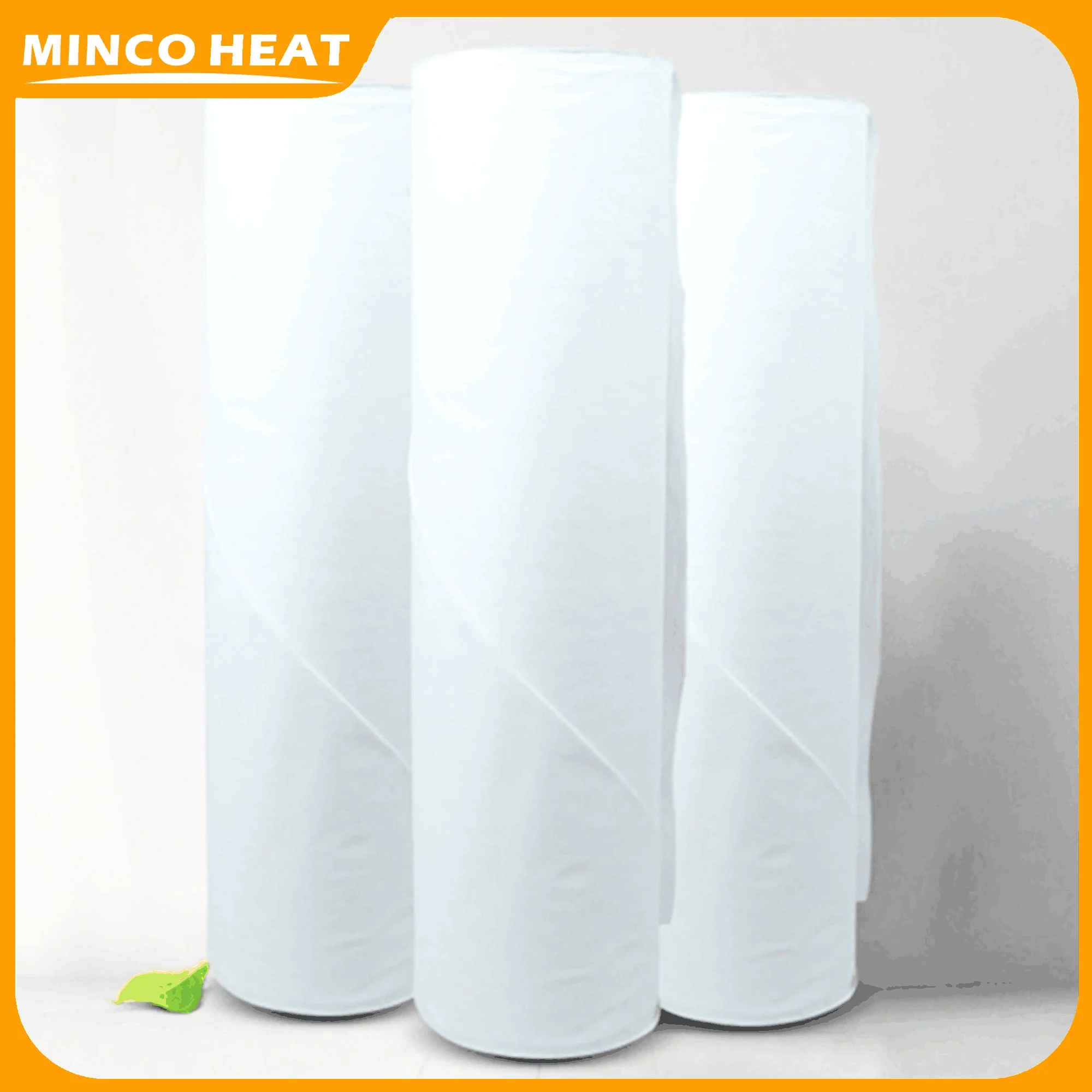 Minco Heat 100 cm Breite Vliesstoff-Fußbodenheizungssystem, Zubehör für Infrarot-Heizfolie, feuchtigkeitsbeständig, Schutz Image