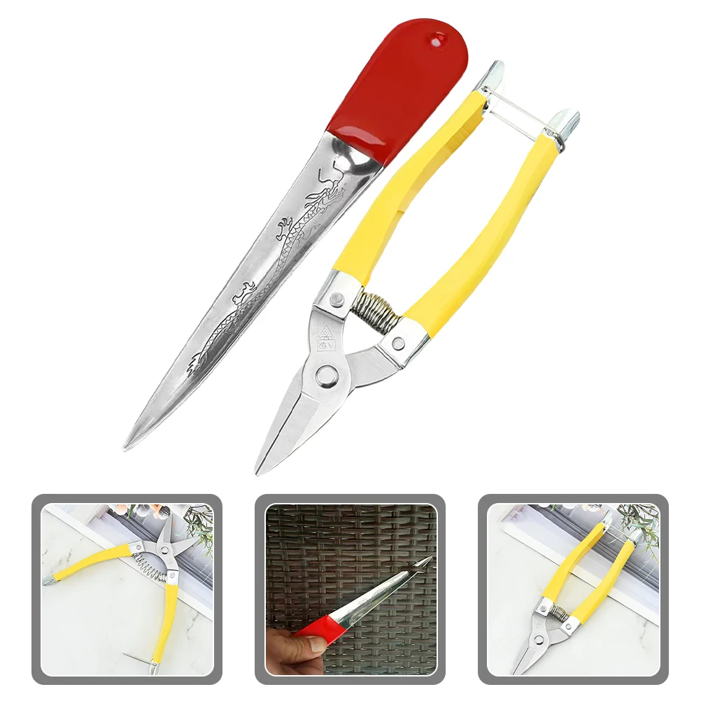 Rattan-Webwerk zeuge für die Reparatur von Wicker Pick-Metall-Liegestuhl-Band reparatur sätzen Image