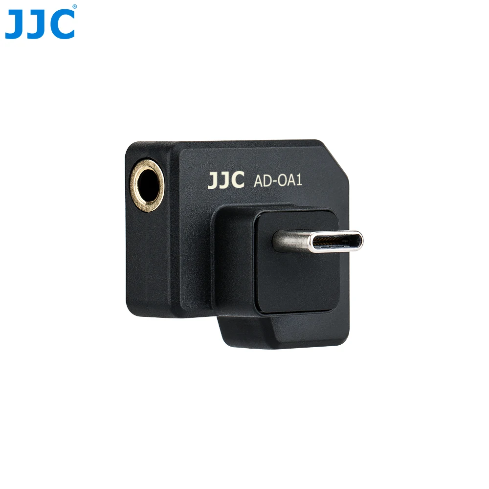 JJC USB-C 3,5-mm-Mikrofonadapter, nur für DJI Osmo Action 1, Audio-Adapter, Vlogging-Action-Kamera-Zubehör, 3,5-mm-Audio-Mikrofon Image