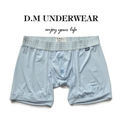 Männer Unterwäsche niedrige Taille dünne atmungsaktive Eisse ide vier Ecken Persönlichkeit Boxershorts Image