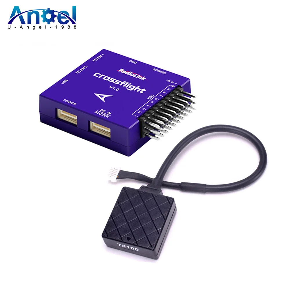 Radio link Cross flight Flight Controller mit Mini M8N GPS 10 PWM-Kanälen für Drohnen hubschrauber Flugzeug Hubschrauber Auto Boot