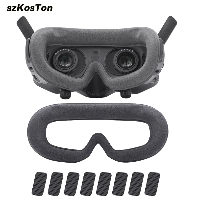 Ersatz-Gesichtspolsterung für DJI Goggles 2, weiches Schaumstoff-Schwamm-Augenpolster für DJI Avata 2 Zubehör, Goggles 2 Gesichtskissenbezug Image