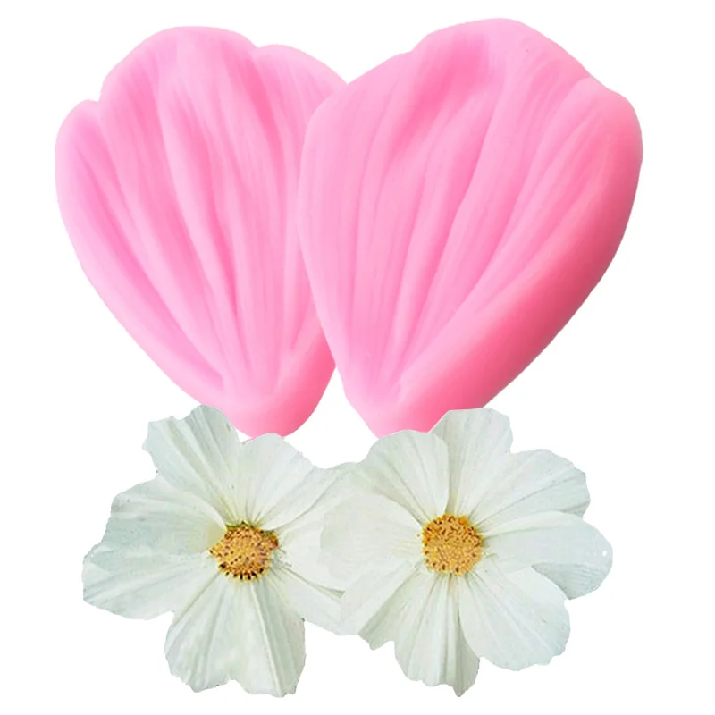 Spann Blatt Silikon Form Pfingstrose Blume Blätter Fondant Formen Kuchen Dekorieren Werkzeuge DIY Backen Candy Schokolade Gumpaste Formen Image
