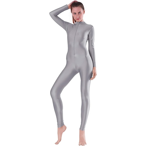 Zentai-Anzüge Cosplay Kostüm Ganzkörperanzug Ninja Karnevalskostüm Ganzkörperanzug Königstag Damen Trikots Sexy Kostüm Einfarbig Elasthan Lycra Kostüm für Halloween Karneval Maskerade Erwachsene