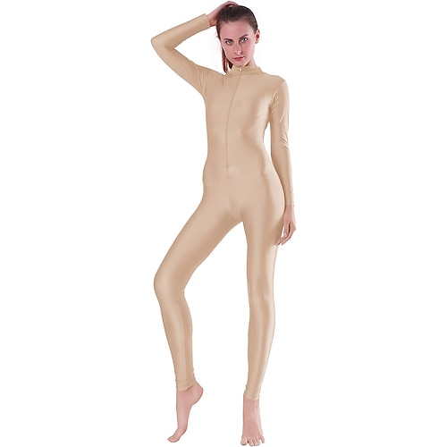 Zentai-Anzüge Cosplay Kostüm Ganzkörperanzug Ninja Karnevalskostüm Ganzkörperanzug Königstag Damen Trikots Sexy Kostüm Einfarbig Elasthan Lycra Kostüm für Halloween Karneval Maskerade Erwachsene