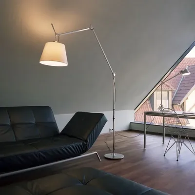 Long arm floor lamp Korean design desk lamp ins blog main net celebrity Nordic middle sofa rocker