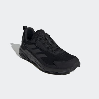 Wanderschuh ADIDAS TERREX "TERREX ANYLANDER", Gr. 42, schwarz (core schwarz, core schwarz, grau four), Textil, sportlich