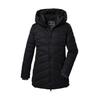 Steppjacke "GW 16 WMN QLTD JCKT", Damen, Gr. 38, schwarz, Oberstoff: 100% Polyester, Futter: 100% Polyester (recycelt), Wattierung: 100% Polyester, G.I.G.A. DX BY KILLTEC, sportlich, Jacken, Modische, wasserabweisende Damenjacke mit Kapuze,...