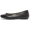 Ballerina FITFLOP "DELICATO BOW", Damen, Gr. 39, schwarz, Leder, unifarben, elegant, Schuhe, Slipper mit Schleife