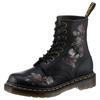Schnürstiefel DR. MARTENS "1460 Decayed", Damen, Gr. 39, bunt (schwarz bunt), Nappaleder, geblümt, klassisch, Schuhe, Chunky Boots, Plateau Schuh, Boots mit Blockabsatz