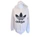 Adidas Tops | Adidas Originals Trefoil Logo Cream Women Hooded Pullover Sweatshirt Medium | Color: Black/Cream | Size: M