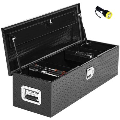 13 Inch Truck Bed Tool Box Heavy Duty Aluminum with Sliding Shelf