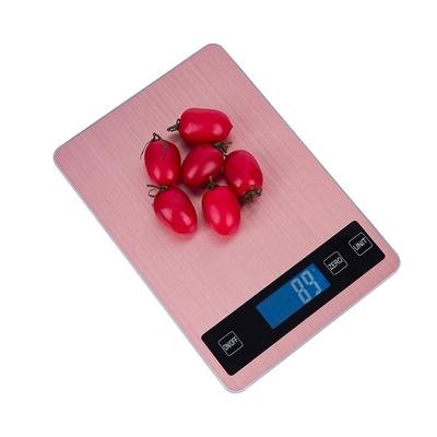 Food Kitchen Digital Scale USB Charging Kitchen Scale Waterproof Stainless Steel with LCD Display