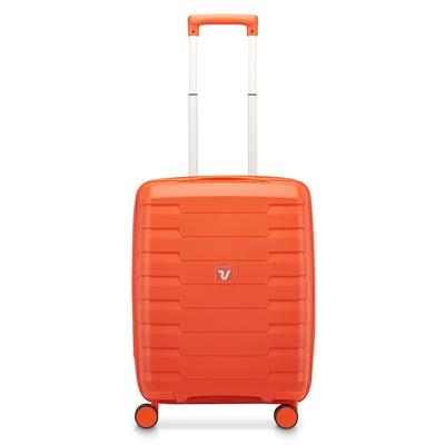 Roncato - Skyline 2.0 4 Rollen Kabinentrolley 55 cm mit Dehnfalte Handgepäckkoffer Orange Herren