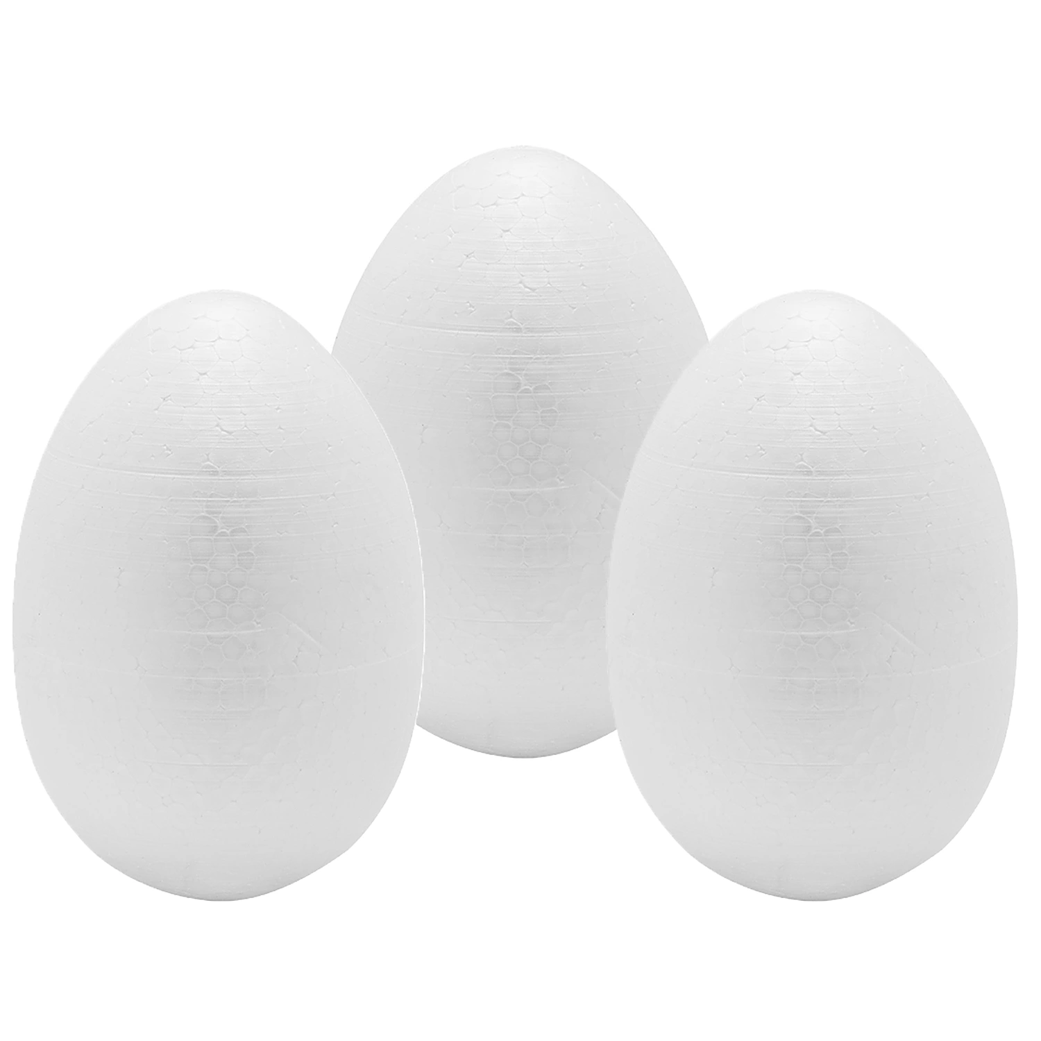 Oeufs en polystyrène, de différentes dimensions